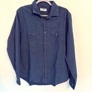 👔 Express Men's Long Sleeve Snap-Front Shirt